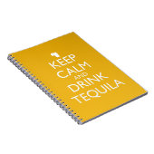 CALM UND GETRÄNKTEQUILA behalten Notizblock (Rechte Seite)