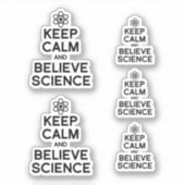 CALM UND GLAUBWISSENSCHAFT behalten Aufkleber (Vorderseite)