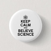 CALM UND GLAUBWISSENSCHAFT behalten Button (Vorderseite)