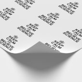 CALM UND GLAUBWISSENSCHAFT behalten Geschenkpapier (Ecke)
