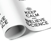 CALM UND GLAUBWISSENSCHAFT behalten Geschenkpapier (Rolleneckpunkt)