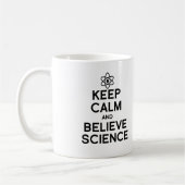 CALM UND GLAUBWISSENSCHAFT behalten Kaffeetasse (Links)