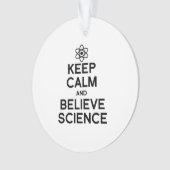 CALM UND GLAUBWISSENSCHAFT behalten Ornament (Vorderseite)