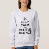 CALM UND GLAUBWISSENSCHAFT behalten Sweatshirt (Vorderseite)