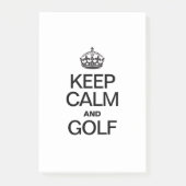 CALM UND GOLF behalten Post-it Klebezettel (Vorderseite)