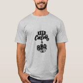 CALM UND GRILLEN AUF T - SHIRT behalten (Vorderseite)