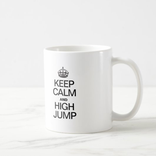 CALM UND HOHER JUMP behalten Kaffeetasse (Rechts)