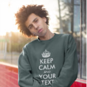 CALM UND IHREN TEXT behalten Sweatshirt