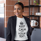 CALM UND IHREN TEXT behalten T-Shirt