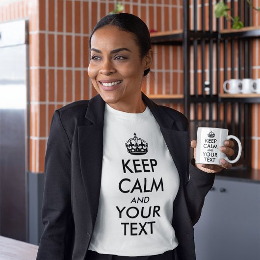 CALM UND IHREN TEXT behalten T-Shirt