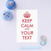 CALM und IHRER TEXT behalten Flyer (Einzeln)