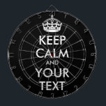 CALM UND IHRER TEXT behalten - SCHWARZER Hintergru Dartscheibe<br><div class="desc">CALM UND IHRER TEXT behalten - SCHWARZER Hintergrund ändern</div>