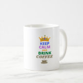 CALM UND KAFFEE behalten Kaffeetasse (VorderseiteRechts)