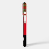 CALM UND KITTY behalten AUF "RED TARTAN CAT TEA"-P Case-Mate iPhone Hülle (Rückseite / Links)