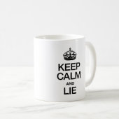 CALM UND LIE behalten Kaffeetasse (VorderseiteRechts)