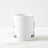 CALM UND LIEBE ALLE.png behalten Kaffeetasse (Mittel)
