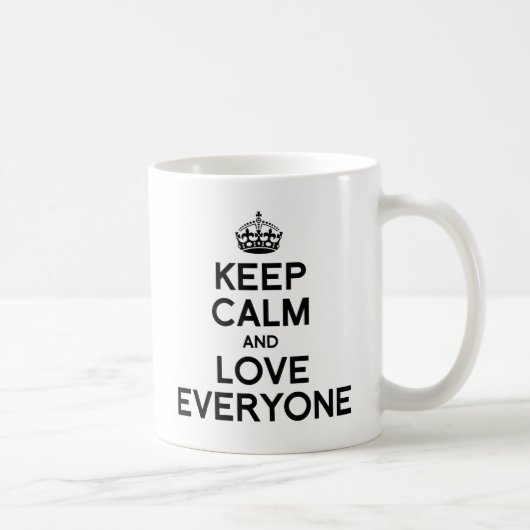 CALM UND LIEBE ALLE.png behalten Kaffeetasse (Rechts)