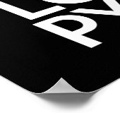 CALM UND LIEBE PYRO behalten Poster (Ecke)