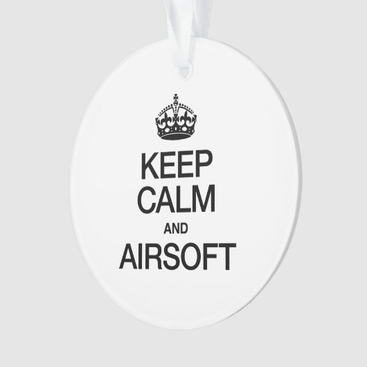 CALM UND LUFTFAHRT behalten Ornament (Vorderseite)