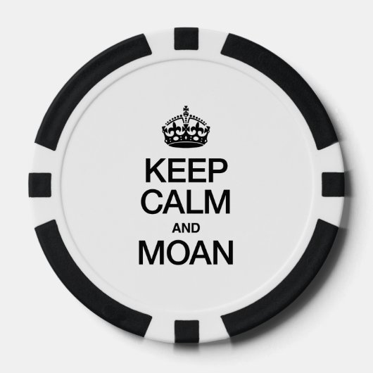 CALM UND MOAN behalten Pokerchips (Vorderseite)