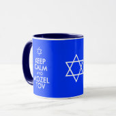 CALM und MOZEL TOV behalten Tasse (Vorderseite Links)