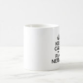 CALM UND NETBALL behalten Kaffeetasse (Mittel)