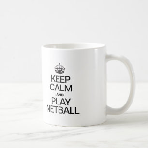 CALM UND NETBALL behalten Kaffeetasse