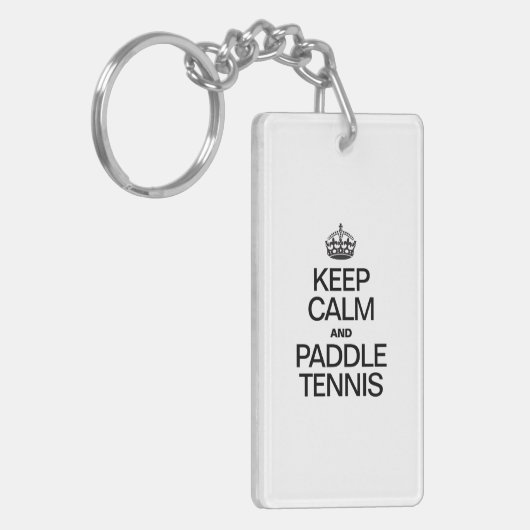 CALM UND PADDLE TENNIS behalten Schlüsselanhänger (Vorderseite links)