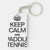 CALM UND PADDLE TENNIS behalten Schlüsselanhänger (Rückseite)