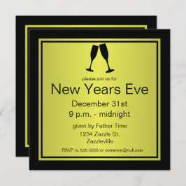 CALM UND PARTY behalten, CHAMPAGNE Einladung