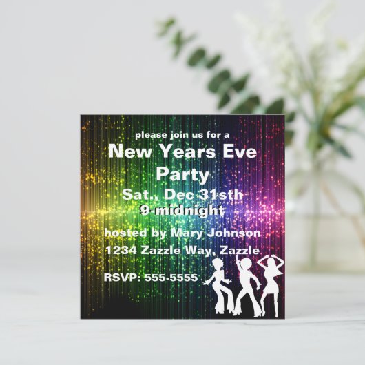 CALM UND PARTY behalten, DANKER Einladung (Stehend Vorderseite)