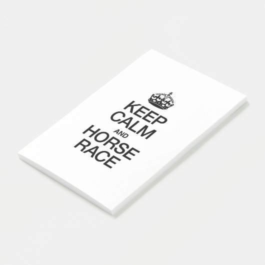 CALM- UND PFERDESRASSE behalten Post-it Klebezettel (angewinkelt)