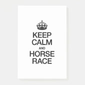 CALM- UND PFERDESRASSE behalten Post-it Klebezettel (Vorderseite)