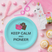 CALM- UND PIONIERPAPIERTELLER behalten Pappteller (Party)