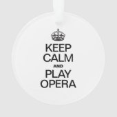 CALM UND PLAY OPERA behalten Ornament (Rückseite)