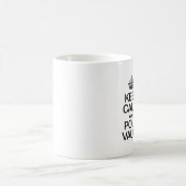 CALM UND POLE VAULT behalten Kaffeetasse (Mittel)