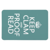 Calm und Proofread (stumm) behalten (beliebig) Magnet (Horizontal)