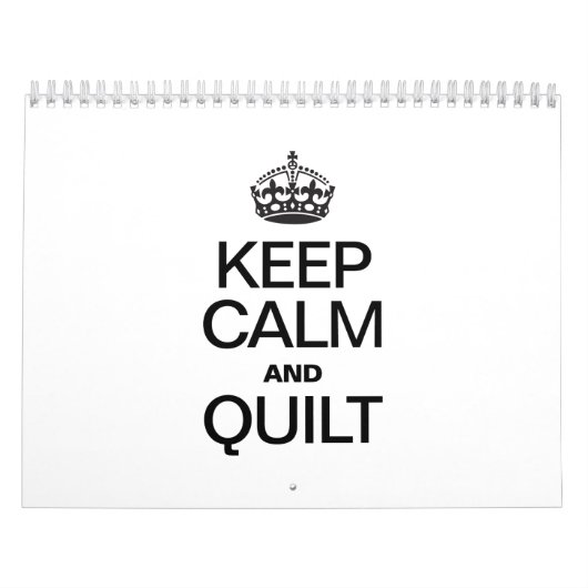 CALM UND QUILLE behalten Kalender (Titelbild)