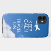 CALM UND REISE behalten Case-Mate iPhone Hülle (Rückseite (Horizontal))