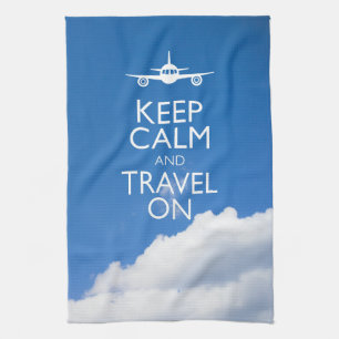 CALM UND REISE behalten Geschirrtuch