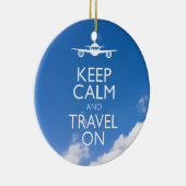 CALM UND REISE behalten Keramikornament (Rechts)