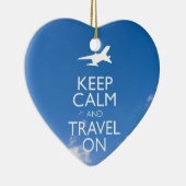 CALM UND REISE behalten Keramikornament (Rechts)