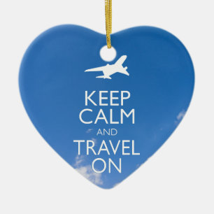 CALM UND REISE behalten Keramikornament