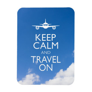 CALM UND REISE behalten Magnet