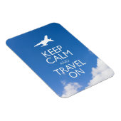 CALM UND REISE behalten Magnet (Rechte Seite)