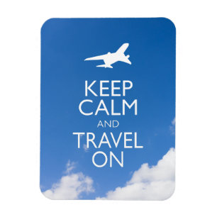 CALM UND REISE behalten Magnet