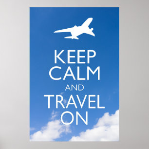 CALM UND REISE behalten Poster