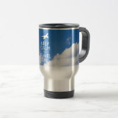 CALM UND REISE behalten Reisebecher (VorderseiteRechts)