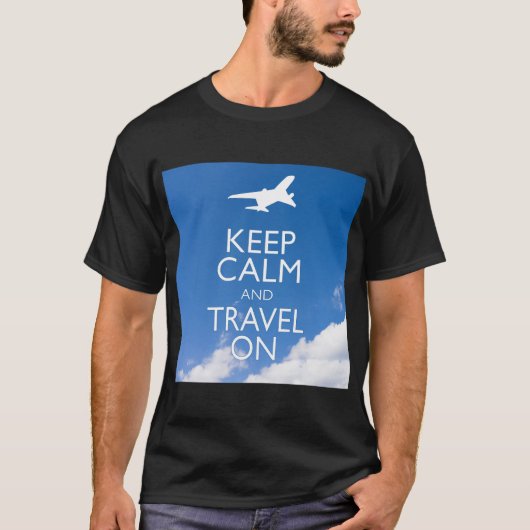 CALM UND REISE behalten T-Shirt (Vorderseite)