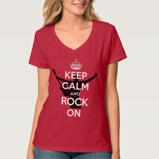 CALM UND ROCK behalten T-Shirt (Vorderseite)